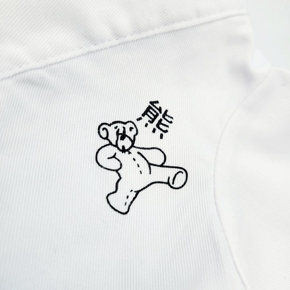 Build a Bear Karate Bear Stuffed Animal Plush Cream & White Karate Gi Outfit 15" - Picture 4 of 8